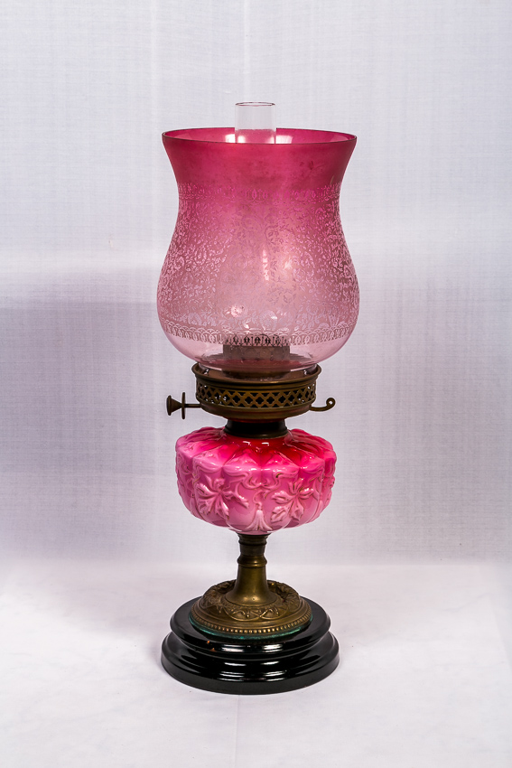 English Ferry Glass Oil Kerosene Lamp