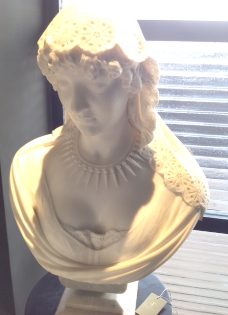 Italian Carved Marble Bust